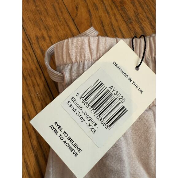 AYBL Set Womens XS/XXS Sand Grey Studio 1/2 Zip Pullover + Joggers Loungewear - Picture 5 of 10
